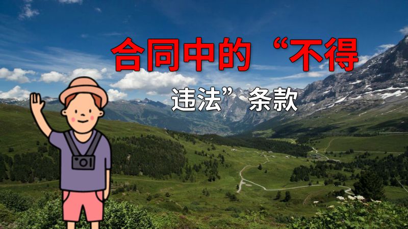 合同中的“不得违法”条款 动画制作软件有哪些