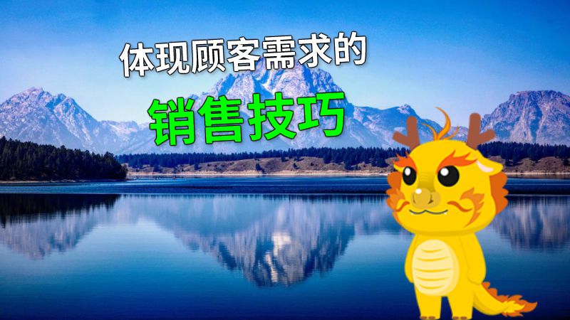 体现顾客需求的销售技巧 动画制作软件有哪些