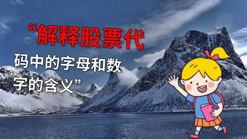 “解释股票代码中的字母和数字的含义” 动画制作软件有哪些