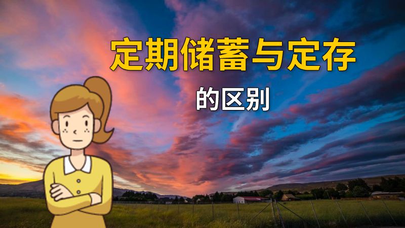 定期储蓄与定存的区别 动画制作软件有哪些