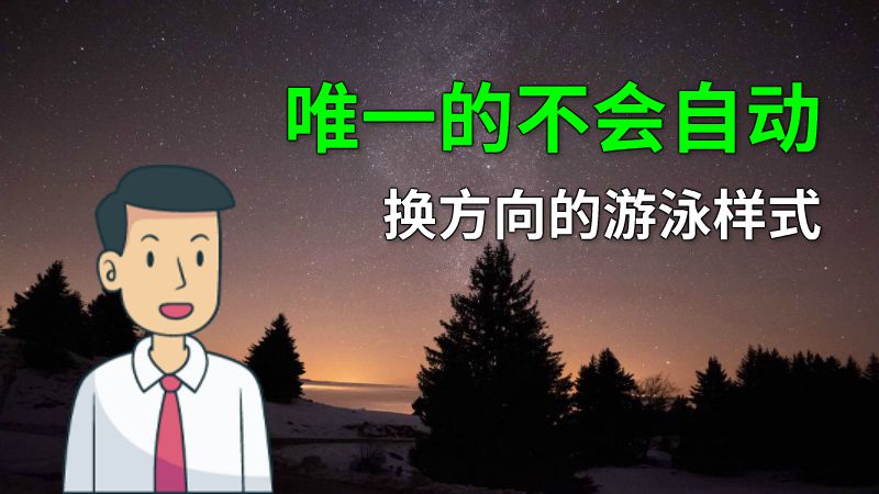 唯一的不会自动换方向的游泳样式 动画制作软件有哪些