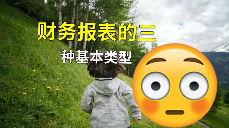 财务报表的三种基本类型 动画制作软件有哪些