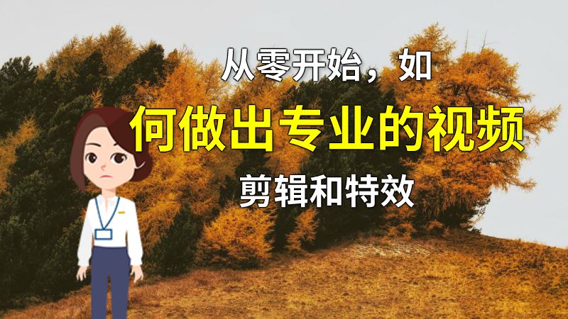 从零开始，如何做出专业的视频剪辑和特效 动画制作软件有哪些