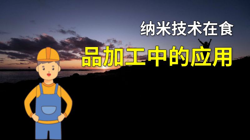 纳米技术在食品加工中的应用 动画制作软件有哪些