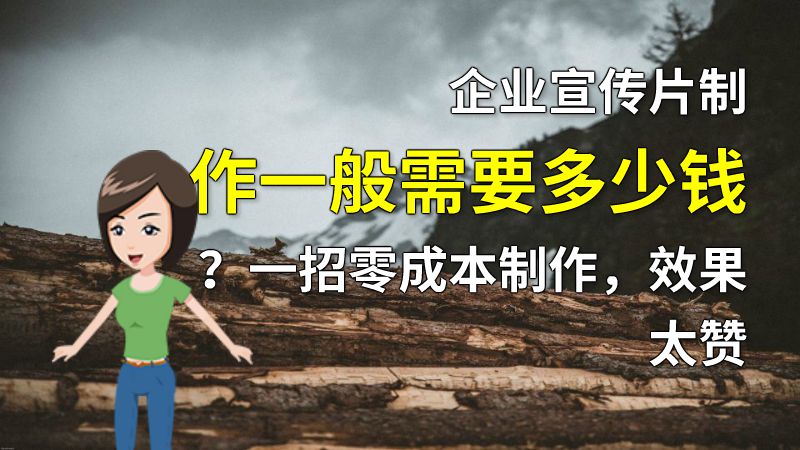 企业宣传片制作一般需要多少钱？一招零成本制作，效果太赞 动画制作软件有哪些