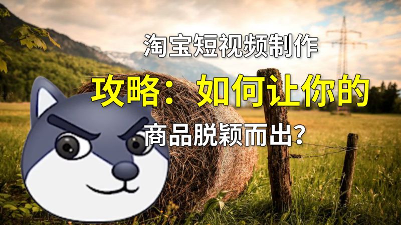 淘宝短视频制作攻略：如何让你的商品脱颖而出？ 动画制作软件有哪些