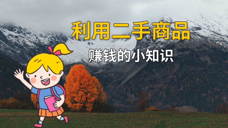 利用二手商品赚钱的小知识 动画制作软件有哪些