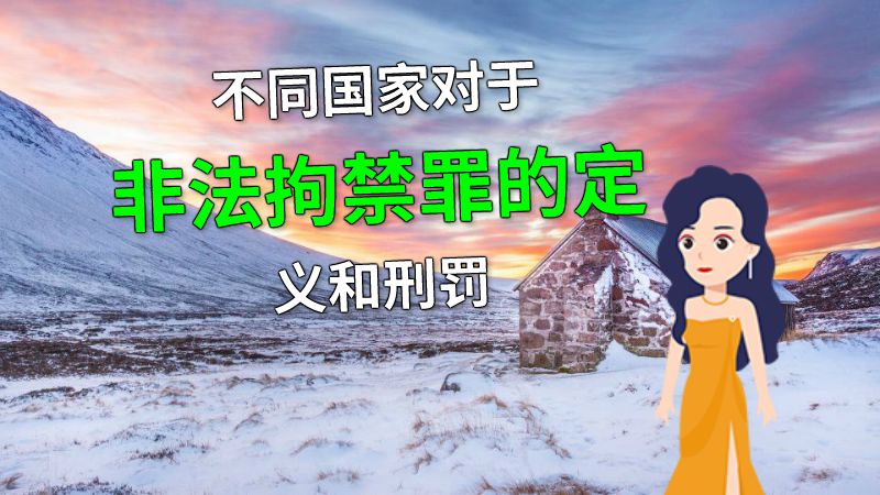不同国家对于非法拘禁罪的定义和刑罚 动画制作软件有哪些