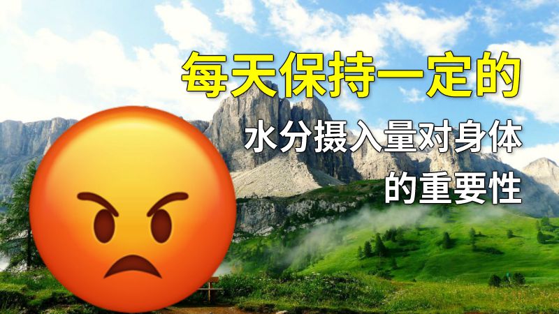 每天保持一定的水分摄入量对身体的重要性 动画制作软件有哪些