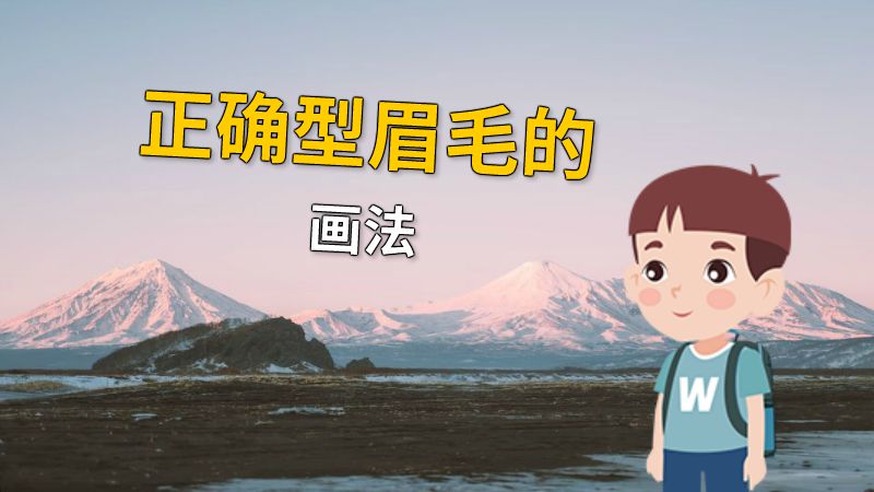 正确型眉毛的画法 动画制作软件有哪些