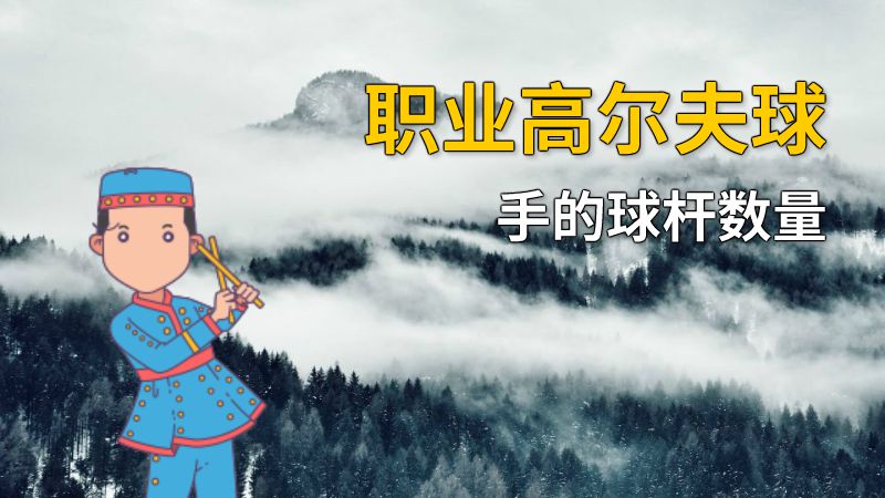 职业高尔夫球手的球杆数量 动画制作软件有哪些