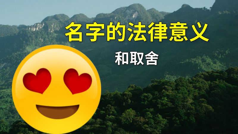 名字的法律意义和取舍 动画制作软件有哪些