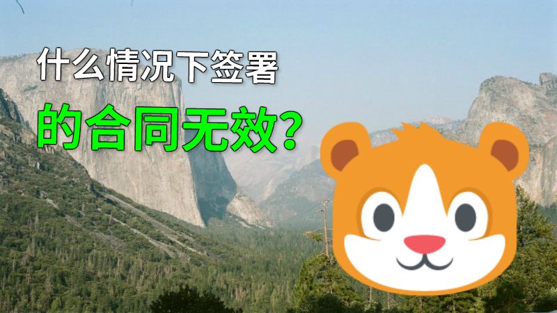 什么情况下签署的合同无效？ 动画制作软件有哪些