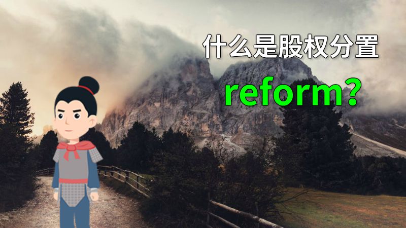 什么是股权分置 reform？ 动画制作软件有哪些