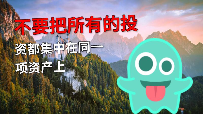 不要把所有的投资都集中在同一项资产上 动画制作软件有哪些