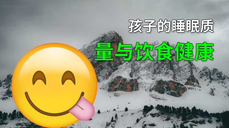 孩子的睡眠质量与饮食健康 动画制作软件有哪些