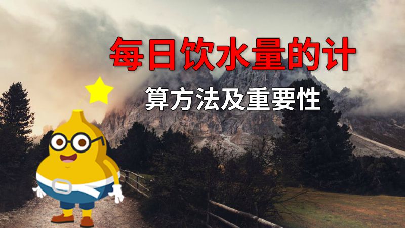 每日饮水量的计算方法及重要性 动画制作软件有哪些