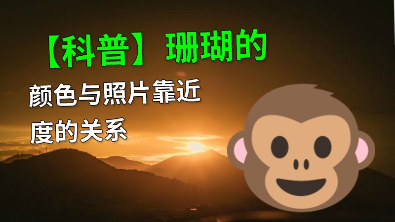 【科普】珊瑚的颜色与照片靠近度的关系 动画制作软件有哪些
