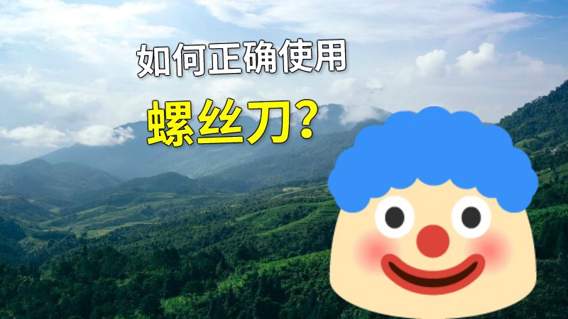 如何正确使用螺丝刀？ 动画制作软件有哪些