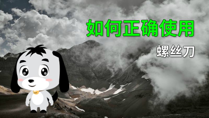 如何正确使用螺丝刀 动画制作软件有哪些