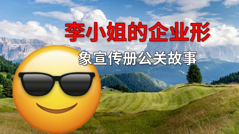 李小姐的企业形象宣传册公关故事 动画制作软件有哪些
