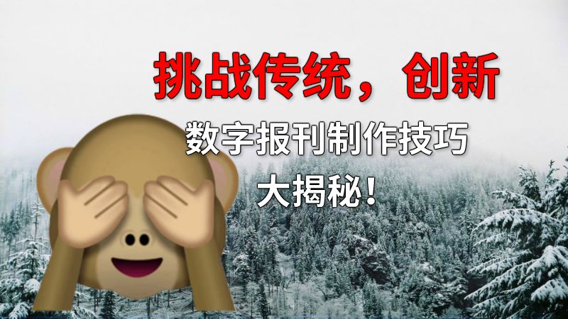 挑战传统，创新数字报刊制作技巧大揭秘！ 动画制作软件有哪些