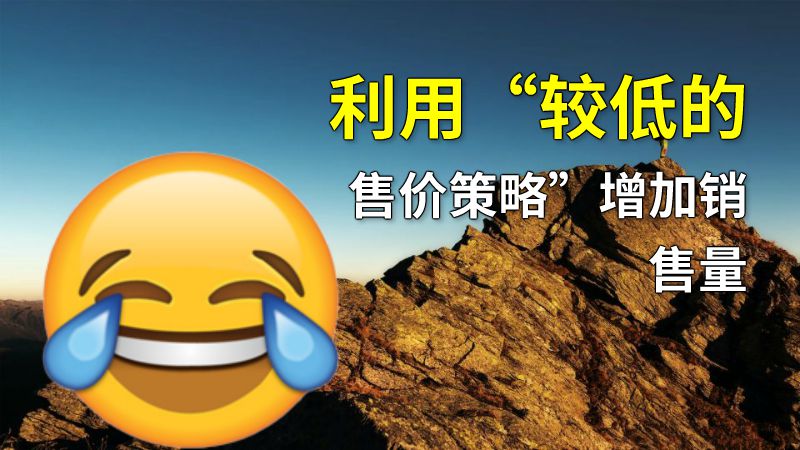 利用“较低的售价策略”增加销售量 动画制作软件有哪些