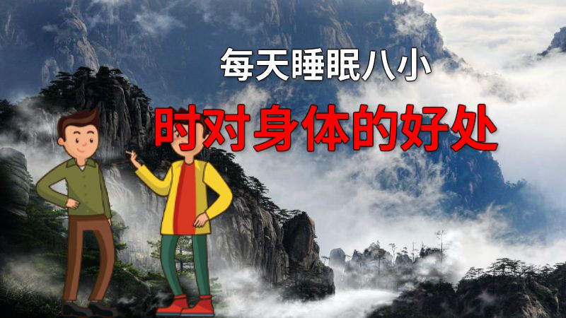 每天睡眠八小时对身体的好处 动画制作软件有哪些
