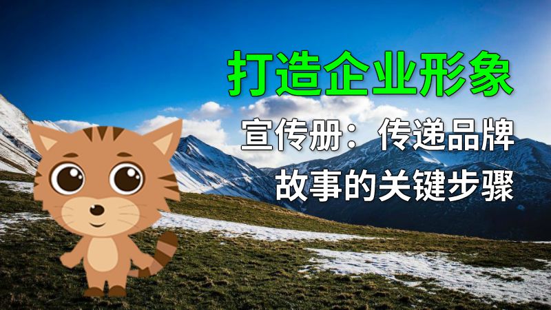 打造企业形象宣传册：传递品牌故事的关键步骤 动画制作软件有哪些