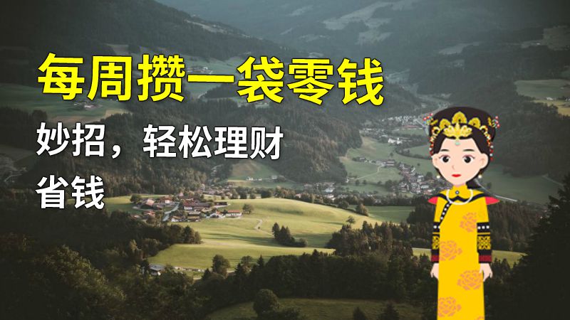每周攒一袋零钱妙招，轻松理财省钱 动画制作软件有哪些