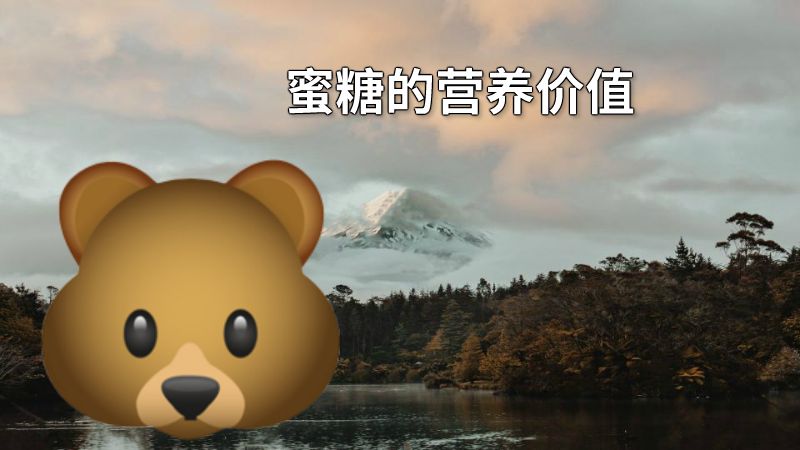 蜜糖的营养价值 动画制作软件有哪些