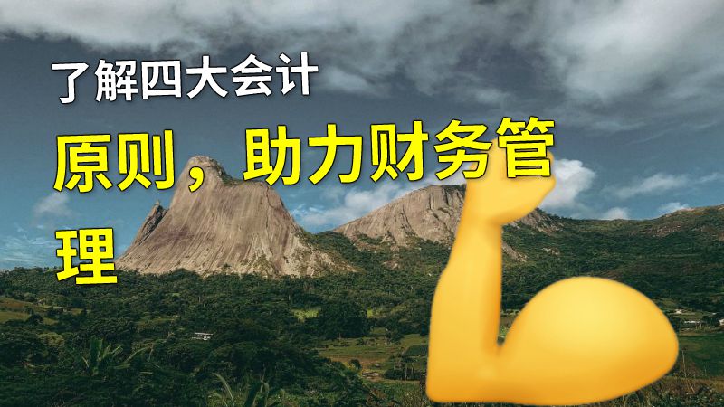 了解四大会计原则，助力财务管理 动画制作软件有哪些