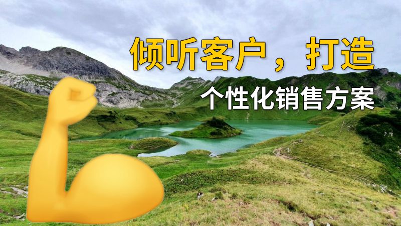 倾听客户，打造个性化销售方案 动画制作软件有哪些