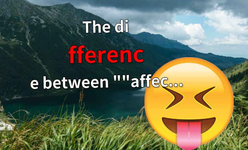 The difference between 