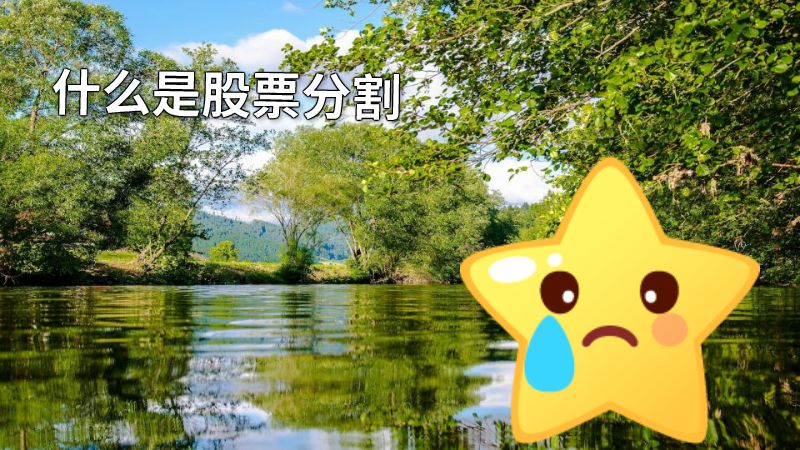 什么是股票分割 动画制作软件有哪些