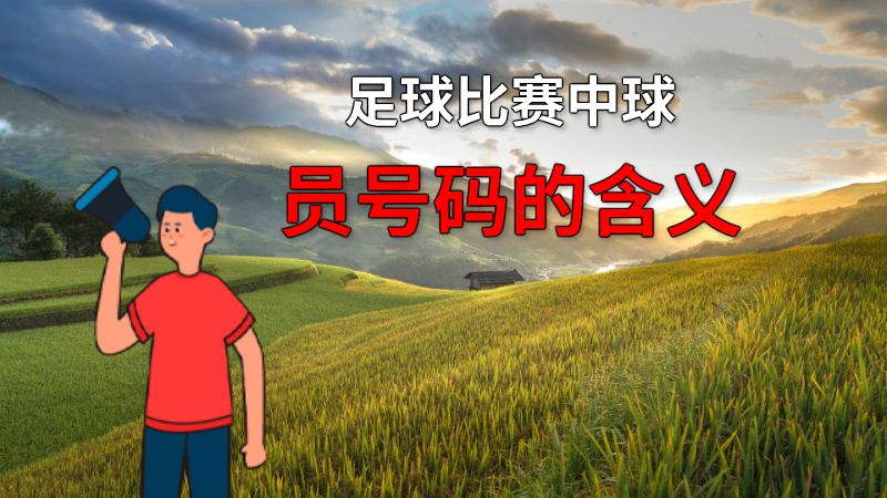 足球比赛中球员号码的含义 动画制作软件有哪些