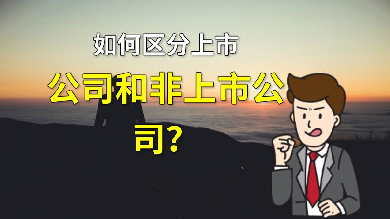 如何区分上市公司和非上市公司？ 动画制作软件有哪些