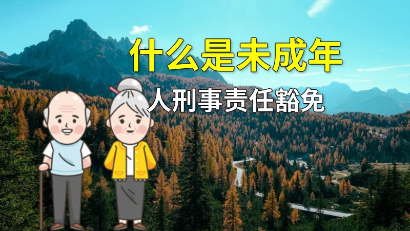 什么是未成年人刑事责任豁免 动画制作软件有哪些