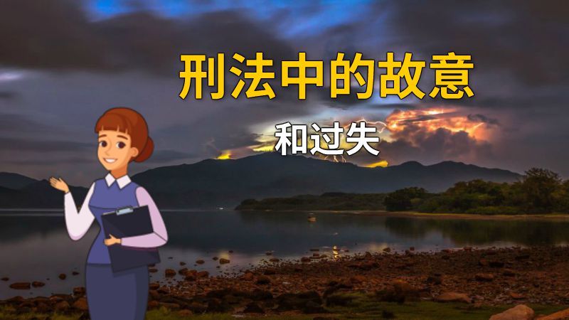 刑法中的故意和过失 动画制作软件有哪些