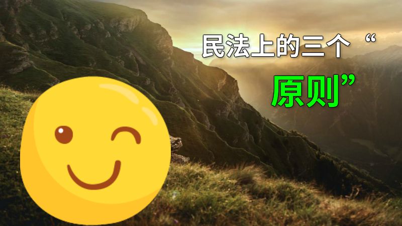 民法上的三个“原则” 动画制作软件有哪些