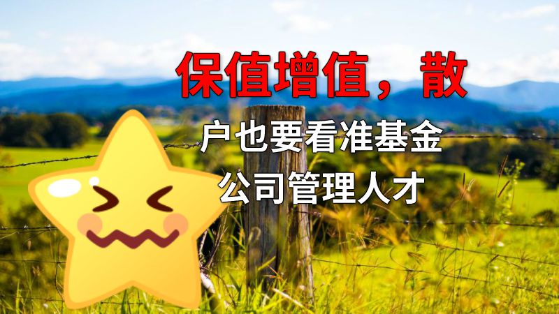 保值增值，散户也要看准基金公司管理人才 动画制作软件有哪些