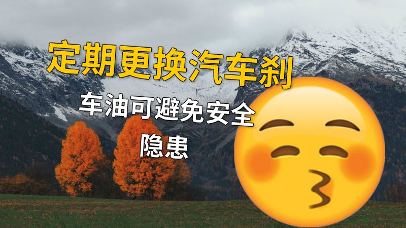 定期更换汽车刹车油可避免安全隐患 动画制作软件有哪些