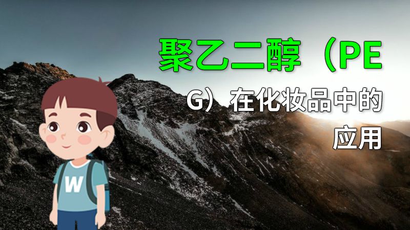 聚乙二醇（PEG）在化妆品中的应用 动画制作软件有哪些