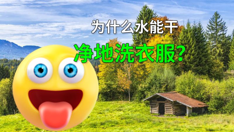 为什么水能干净地洗衣服？ 动画制作软件有哪些