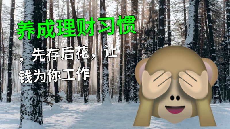 养成理财习惯，先存后花，让钱为你工作 动画制作软件有哪些