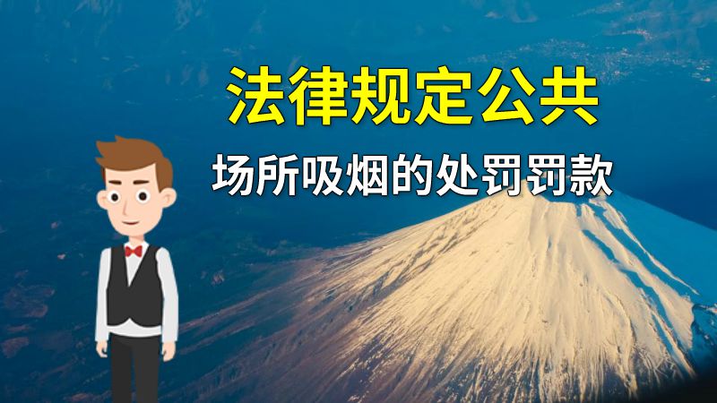 法律规定公共场所吸烟的处罚罚款 动画制作软件有哪些