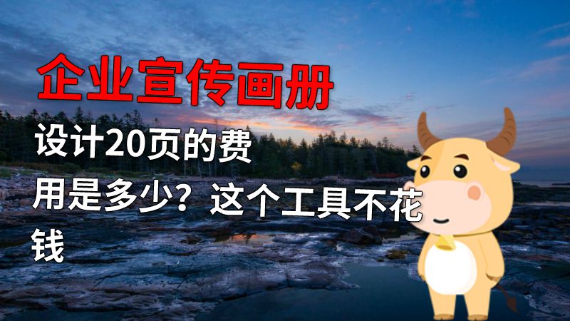 企业宣传画册设计20页的费用是多少？这个工具不花钱 动画制作软件有哪些