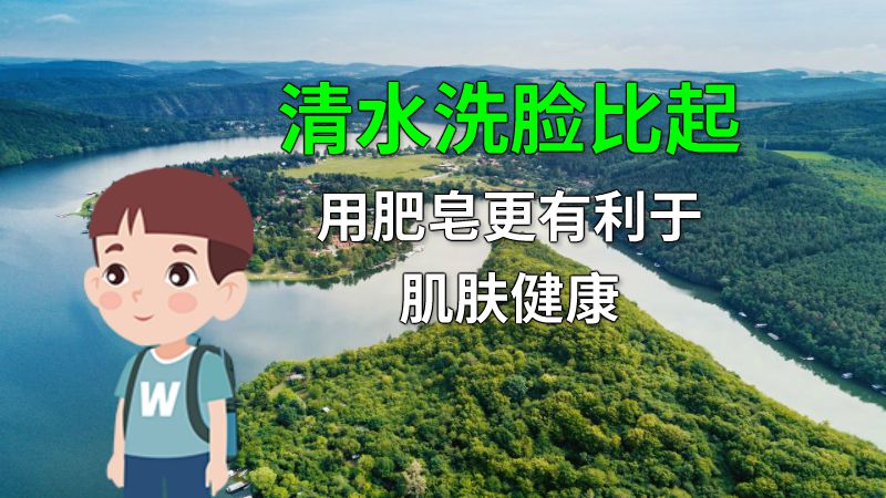 清水洗脸比起用肥皂更有利于肌肤健康 动画制作软件有哪些