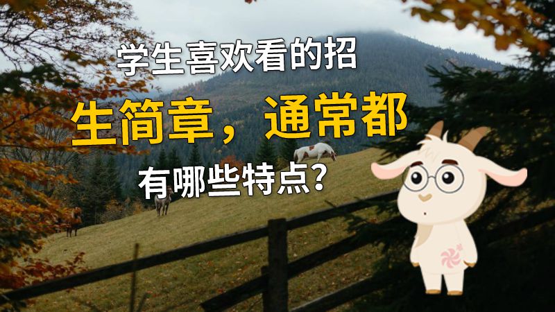 学生喜欢看的招生简章，通常都有哪些特点？ Flash动画制作软件