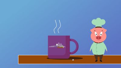 冒热气与浇水字幕 Flash动画制作软件